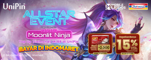 Top Up Diamonds MLBB di UniPin, Tambah Rp2,000 Gratis Teh Poci + Bonus 15% UniPin Credits